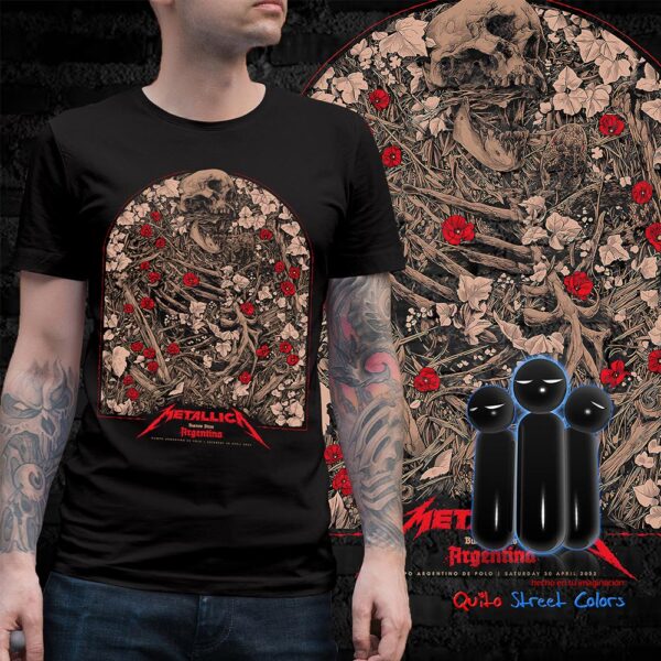 Camiseta Metallica Argentina 2022