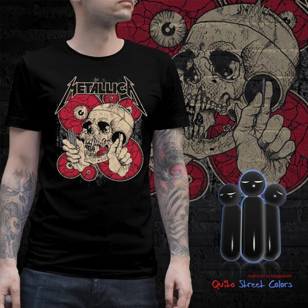 Camiseta Metallica  The shortest straw