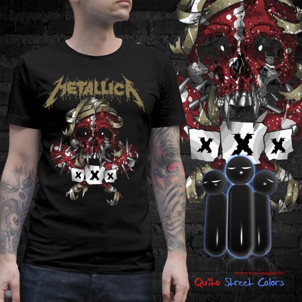 Camiseta Metallica Pushead