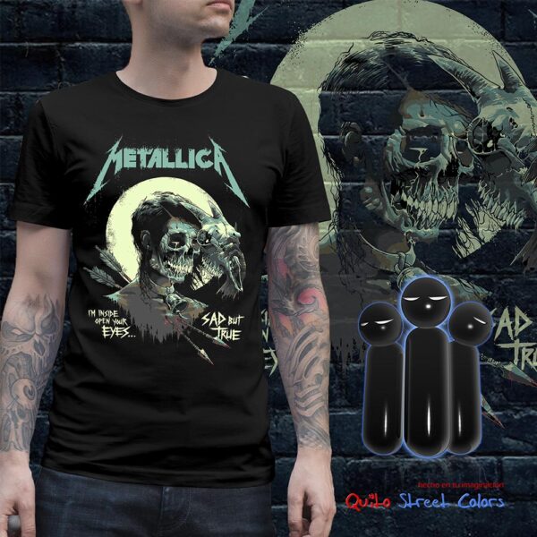 Camiseta Metallica Sad but true