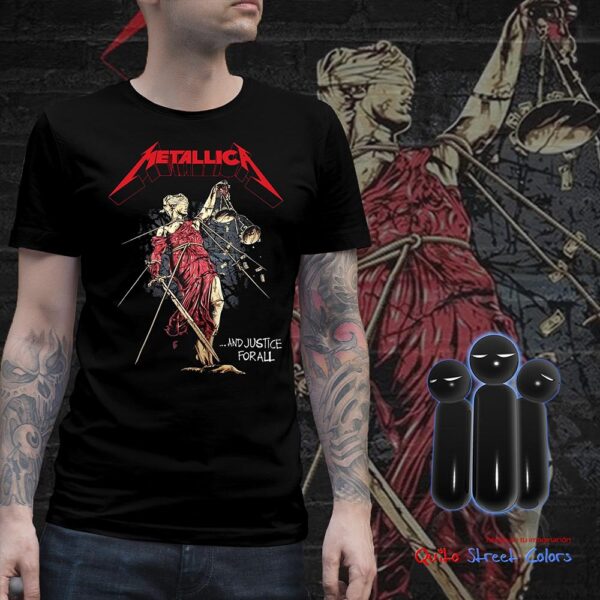 Camiseta Metallica and justice for all