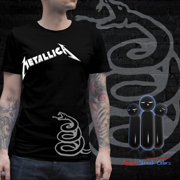 Camiseta Metallica the black album