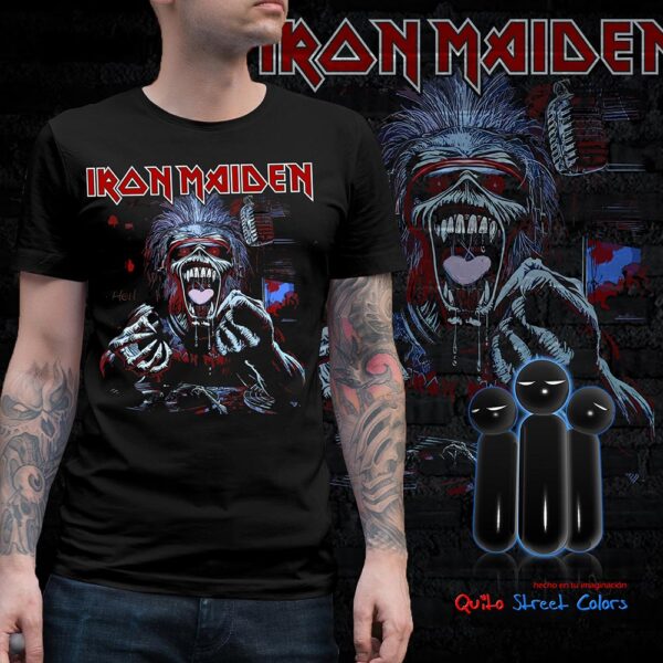 Camiseta Iron maiden a real dead one