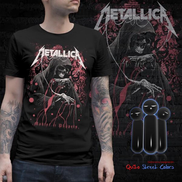 Camiseta Metallica Master of puppets
