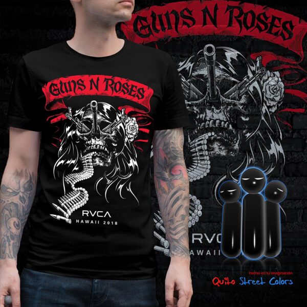 Camiseta Guns n roses Hawaii