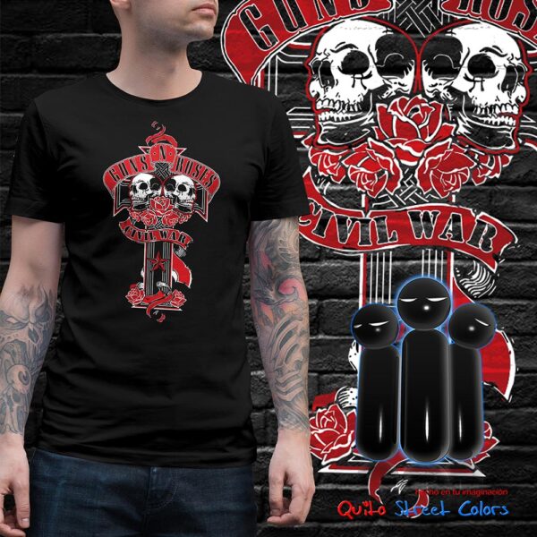 Camiseta Guns n roses Civil war