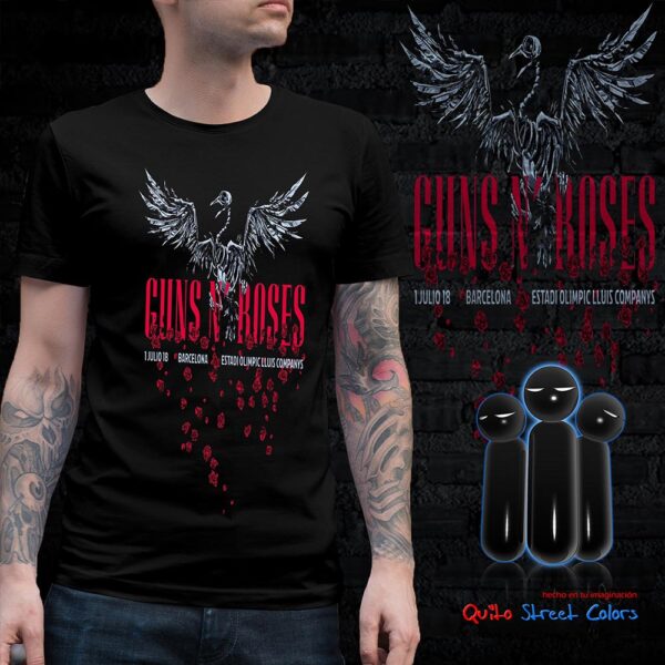 Camiseta Guns n roses Barcelona