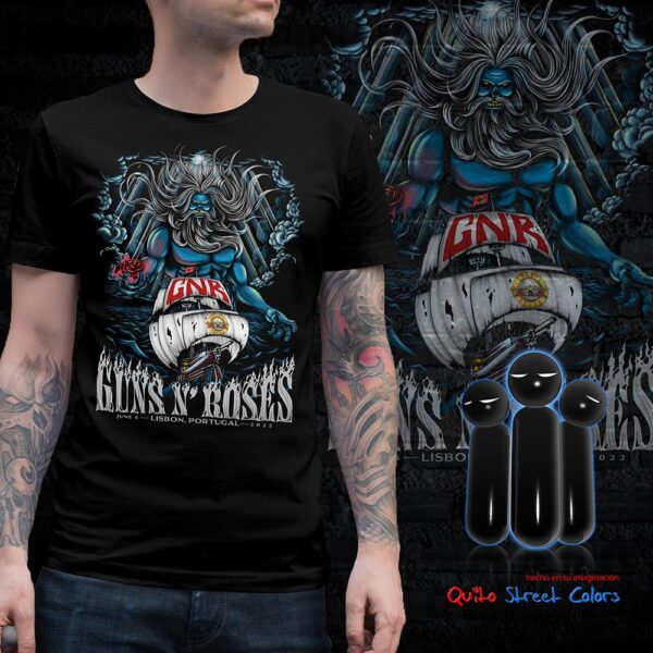 Camiseta Guns n roses Portugal 2022
