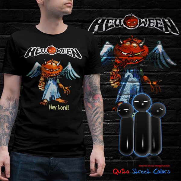 Camiseta Helloween Hey lord