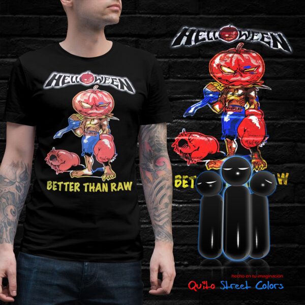 Camiseta Helloween Better than raw