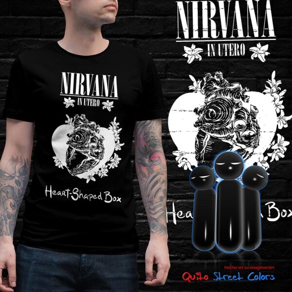 Camiseta Nirvana heart-shaped box