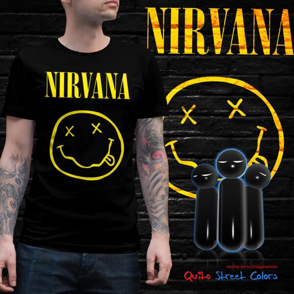 Camiseta Nirvana logo