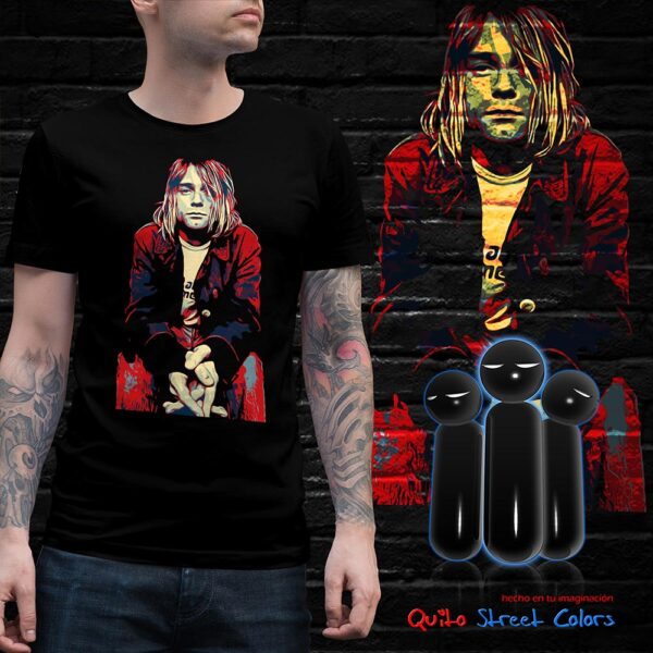 Camiseta Nirvana Kurt 02
