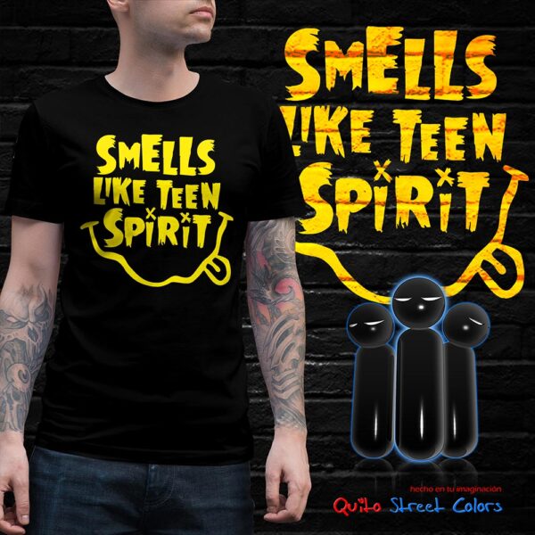 Camiseta Nirvana smells like teen spirit