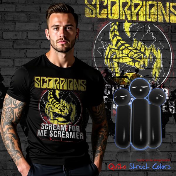 Camiseta Scorpions Scream for me screamer