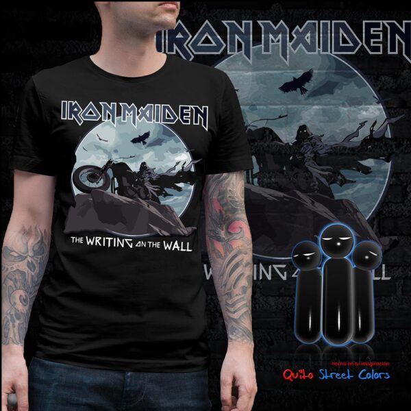 Camiseta Iron maiden the writing on the wall