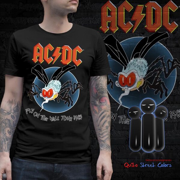 Camiseta ACDC Fly on the wall