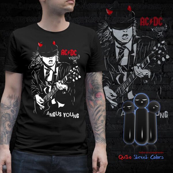 Camiseta ACDC Angus Young 01