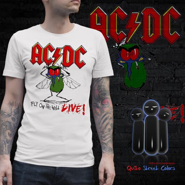 Camiseta ACDC Fly on the wall 02