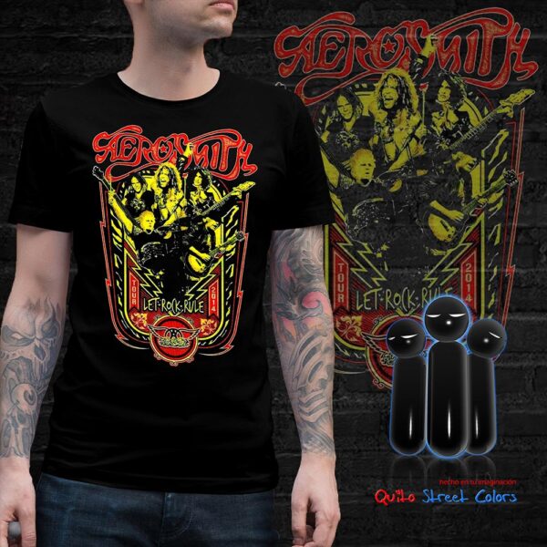 Camiseta Aerosmith tour 2014
