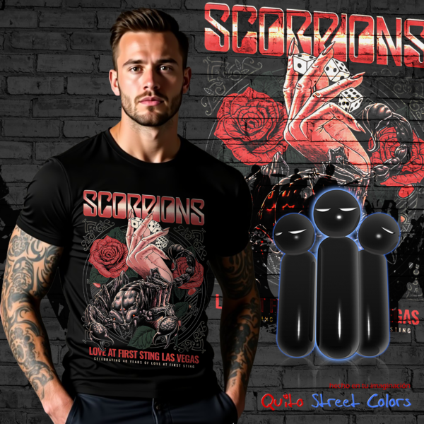 Camiseta Scorpions Love at first sting