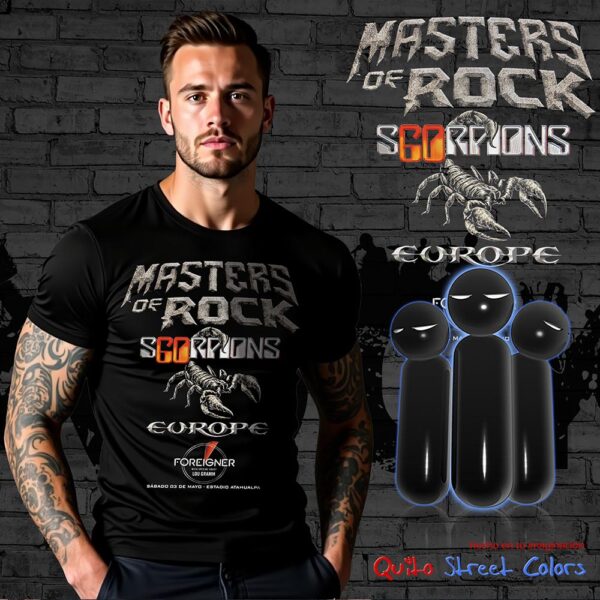 Camiseta Scorpions concierto 2025