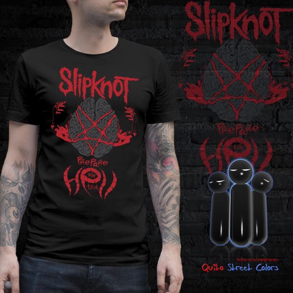Camiseta Slipknot prepare for hell 01