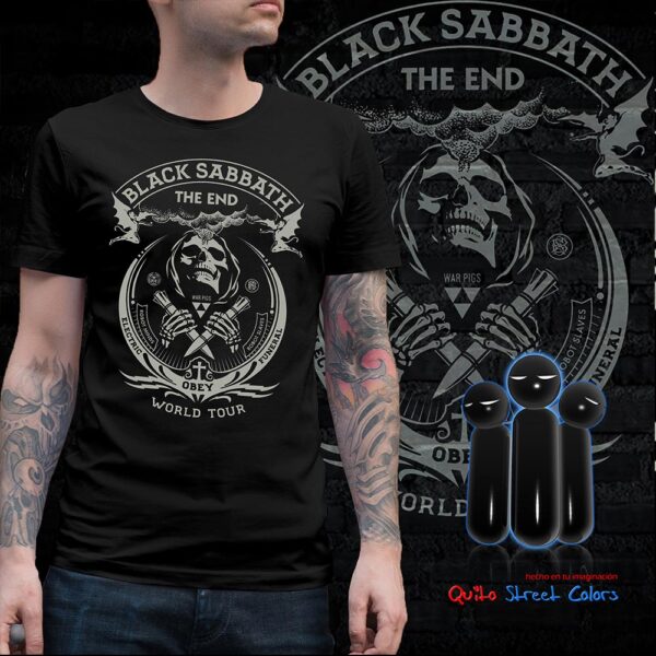 Camiseta Black sabbath the end