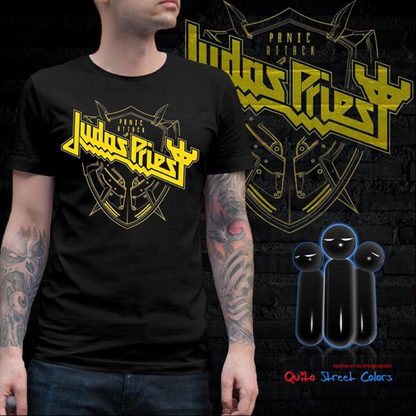 Camiseta Judas Priest Panic Attack