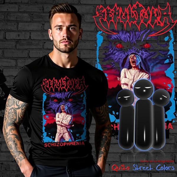Camiseta Sepultura Schizophrenia