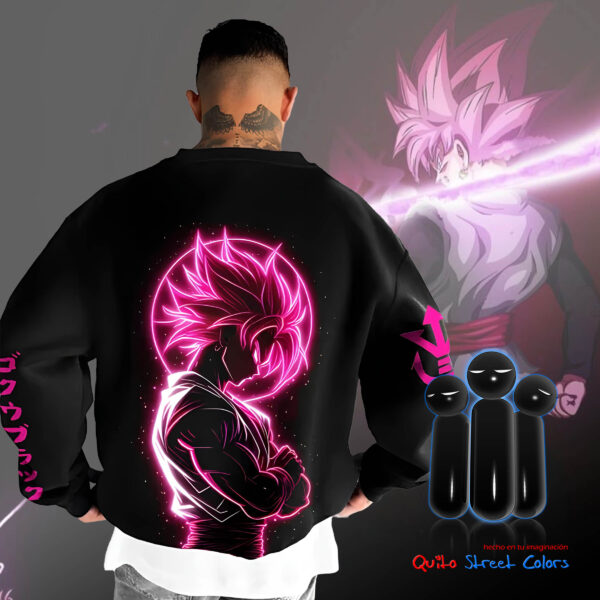 Pull over Dragon ball Goku black rose