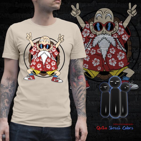 Camiseta Dragon ball Maestro Roshi 01