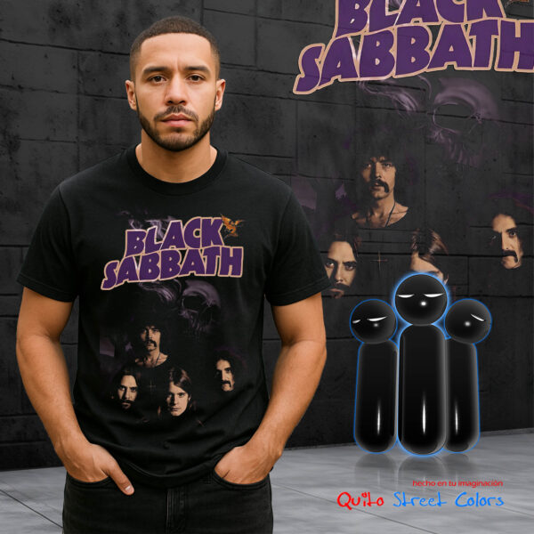 Camiseta Black sabbath banda