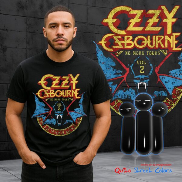 Camiseta Ozzy Osbourne No more tours
