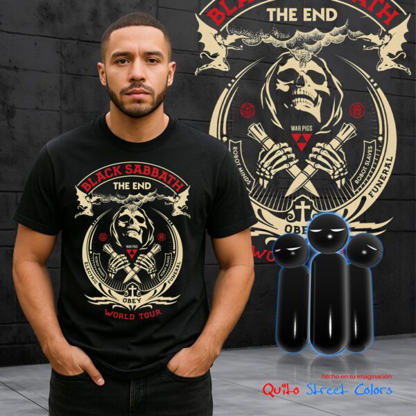 Camiseta Black sabbath the end