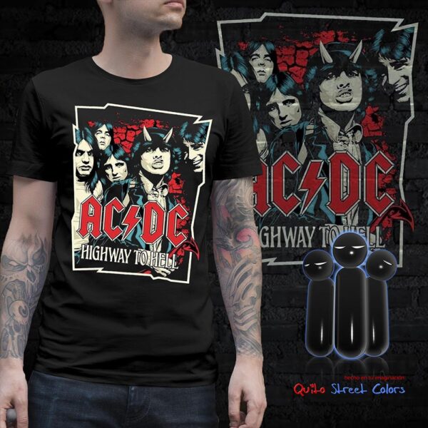 Camiseta ACDC Highway to hell