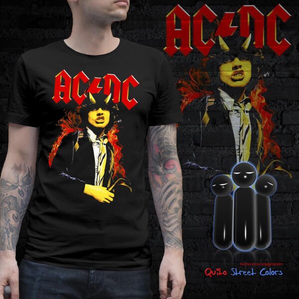 Camiseta ACDC Angus Young
