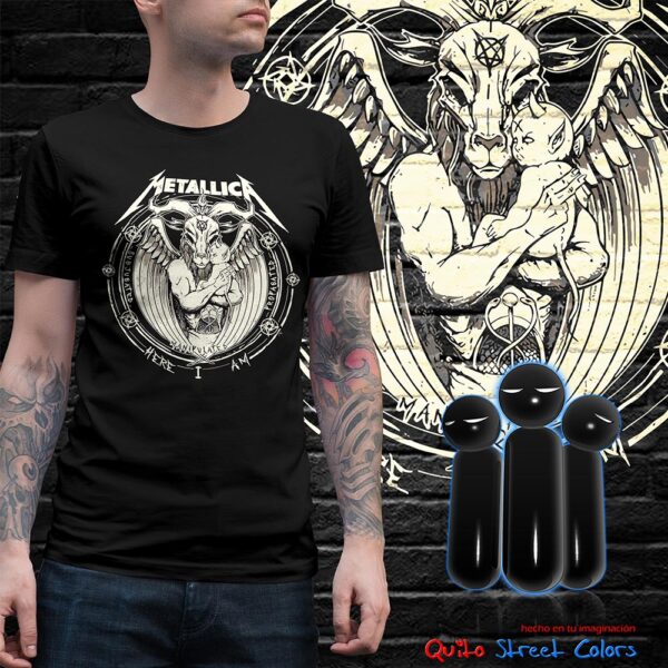 Camiseta Metallica Baphomet