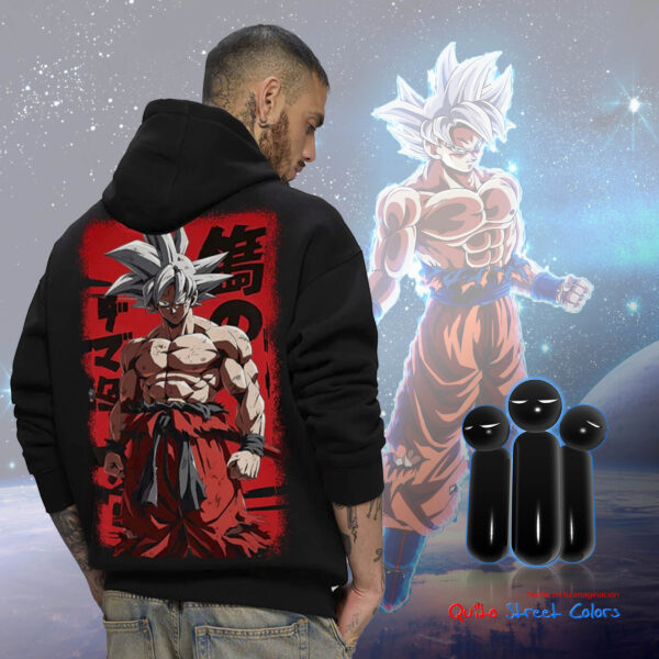 Hoodie Goku  ultrainstinto 01
