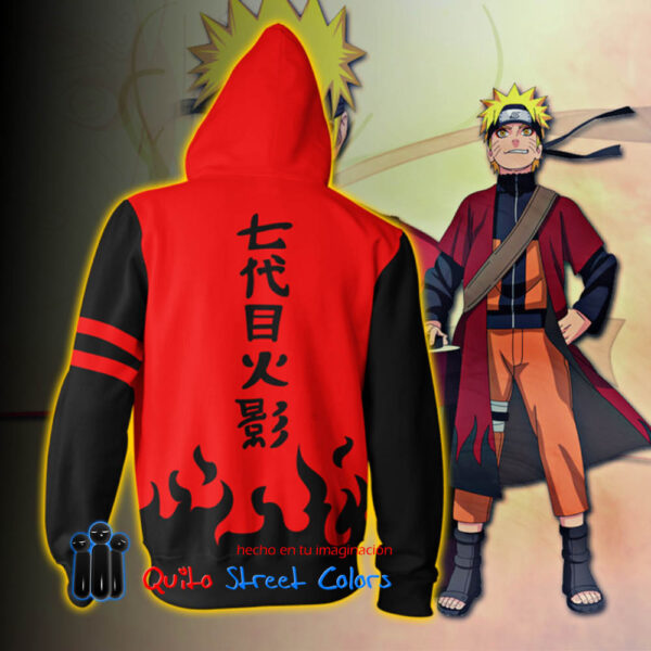 Hoodie Naruto modo sabio