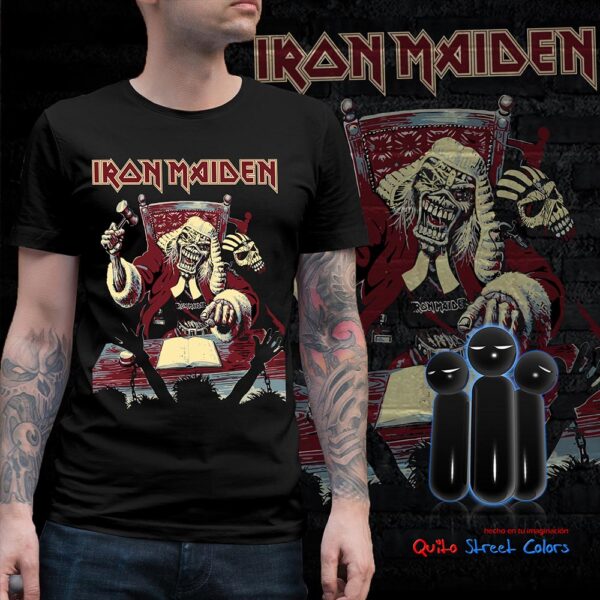 Camiseta Iron maiden Eddie the judge