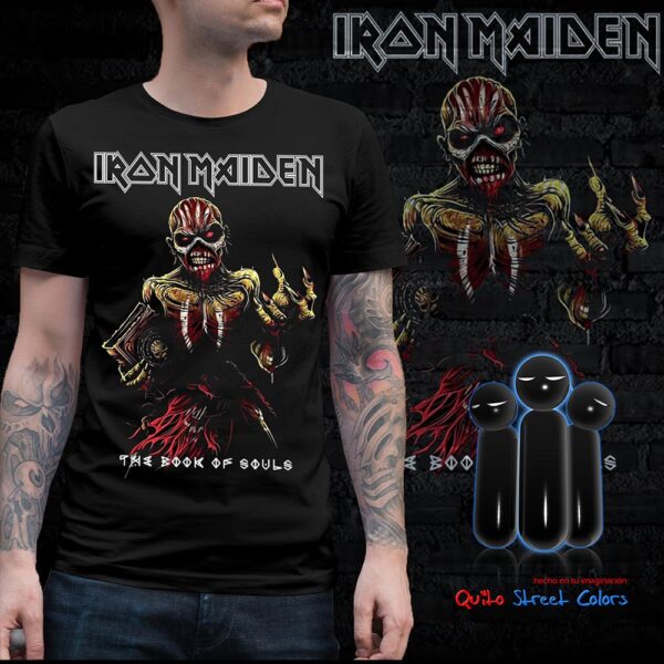 Camiseta Iron maiden The book of souls