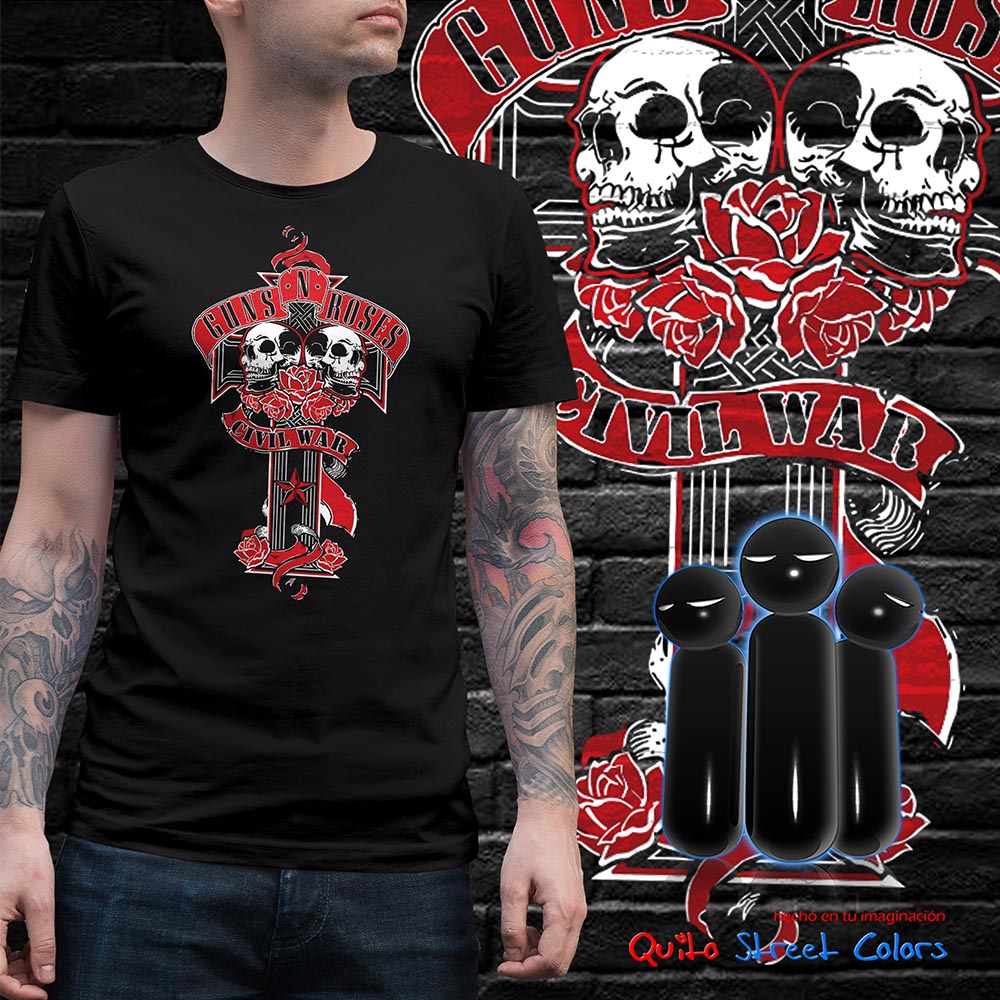 Camiseta Guns n' roses Civil war