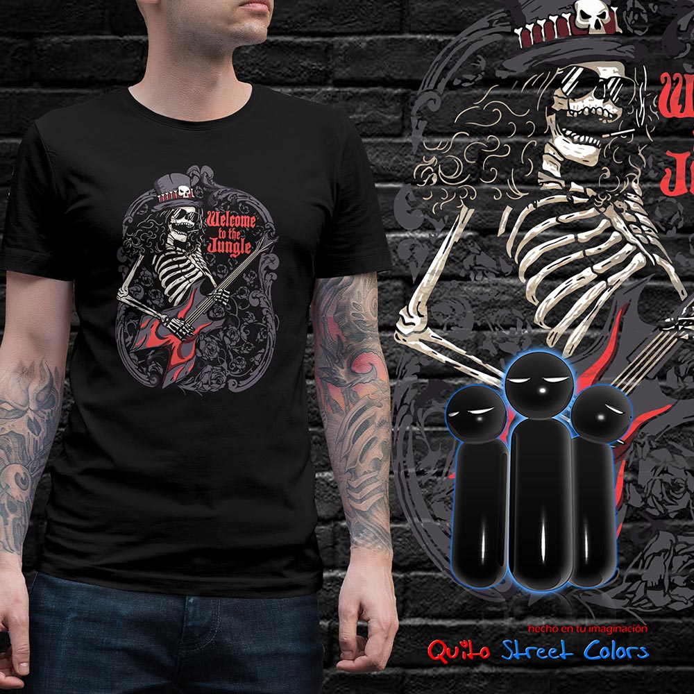 Camiseta Guns n' roses Welcome to the jungle