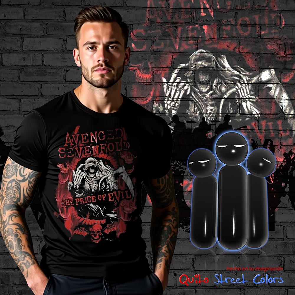 Camiseta Avenged sevenfold the price of evil