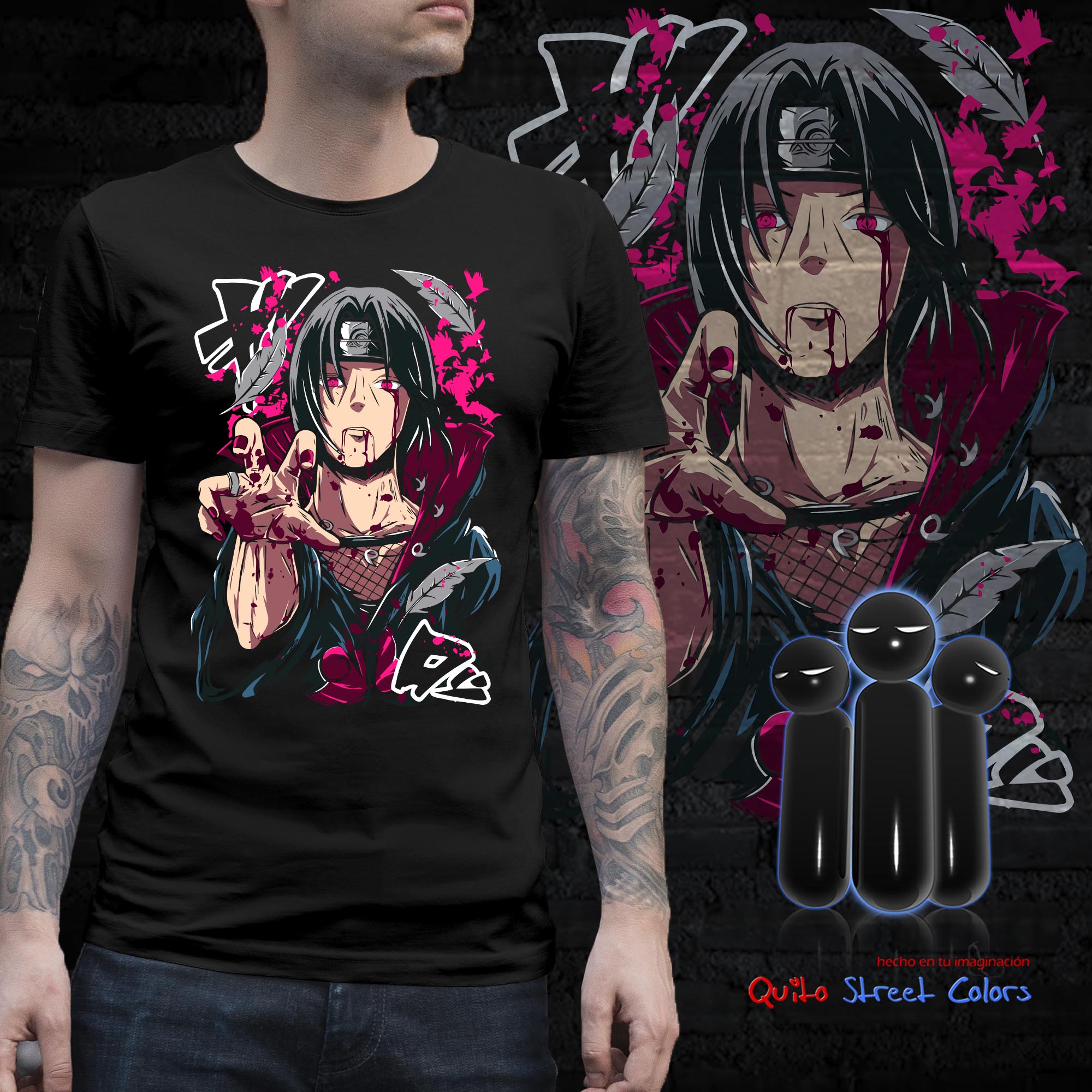 Camiseta Sasuke