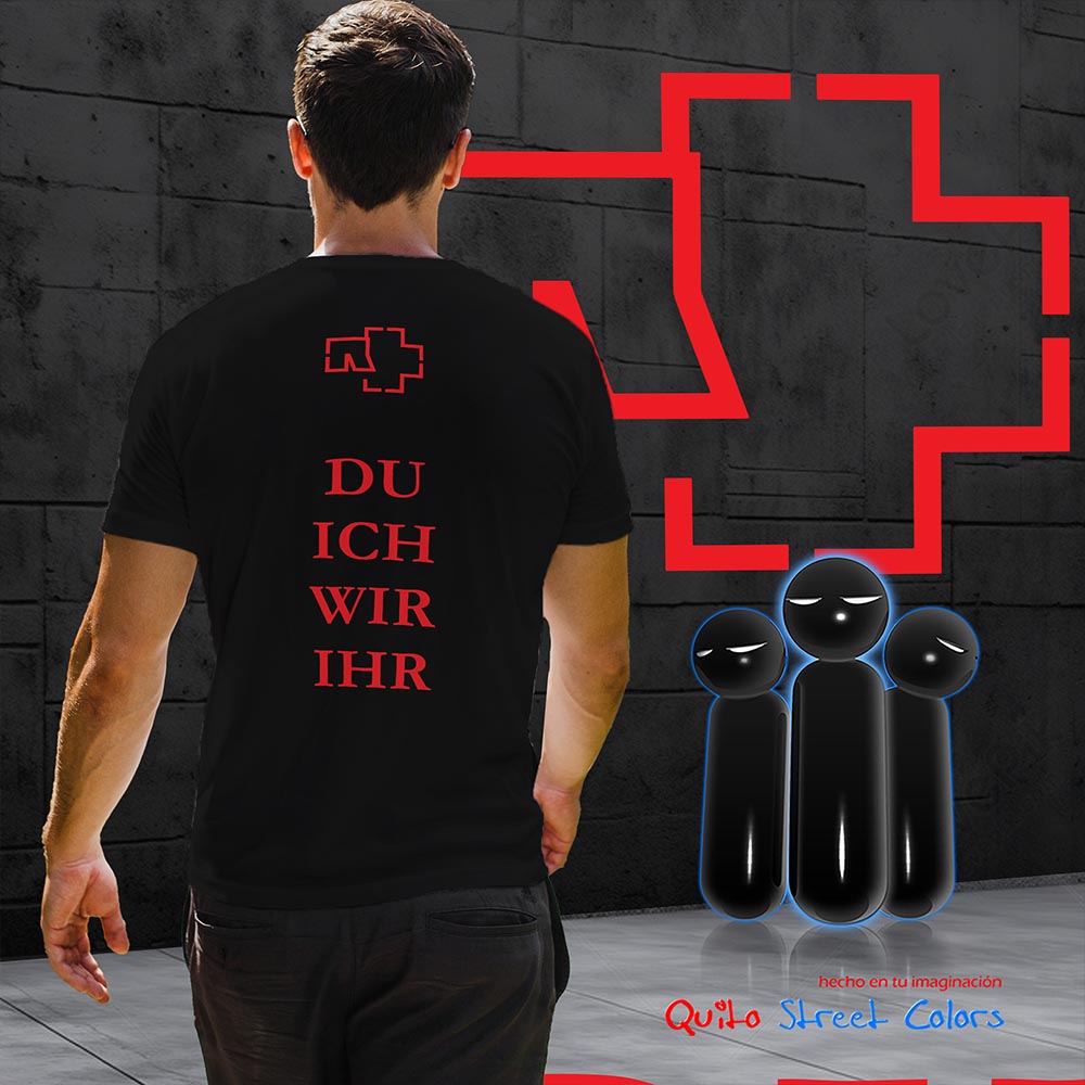Camiseta Rammstein Du Ich Wir Ihr Imagen 2