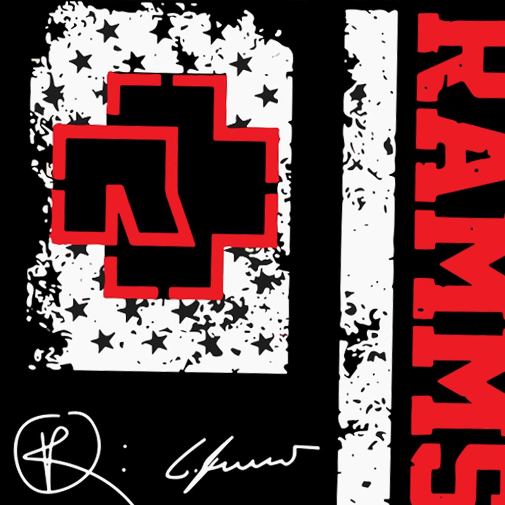 Camiseta Rammstein Autógrafos Imagen 3
