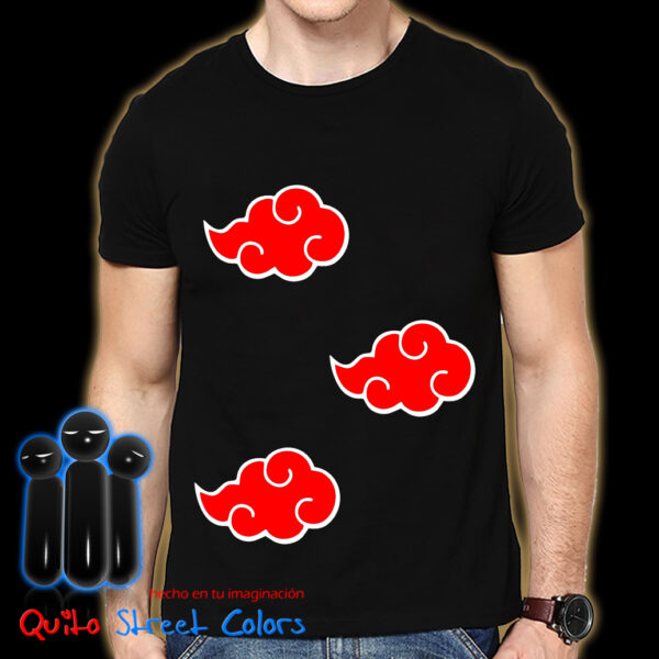 Camiseta nubes de akatsuki