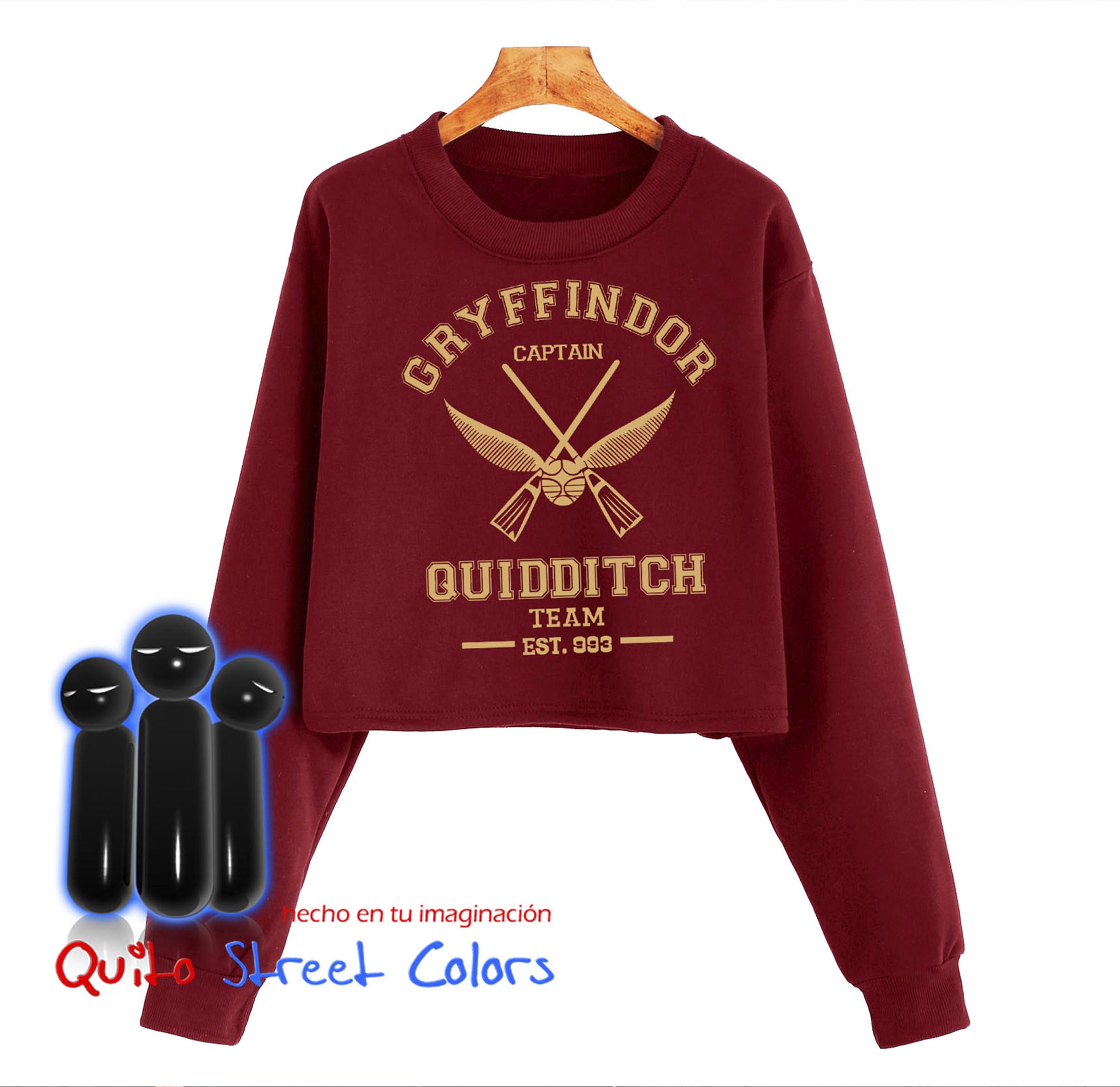 Crop hoodie Gryffindor